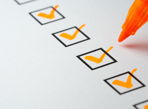 Checklist Stock Image
