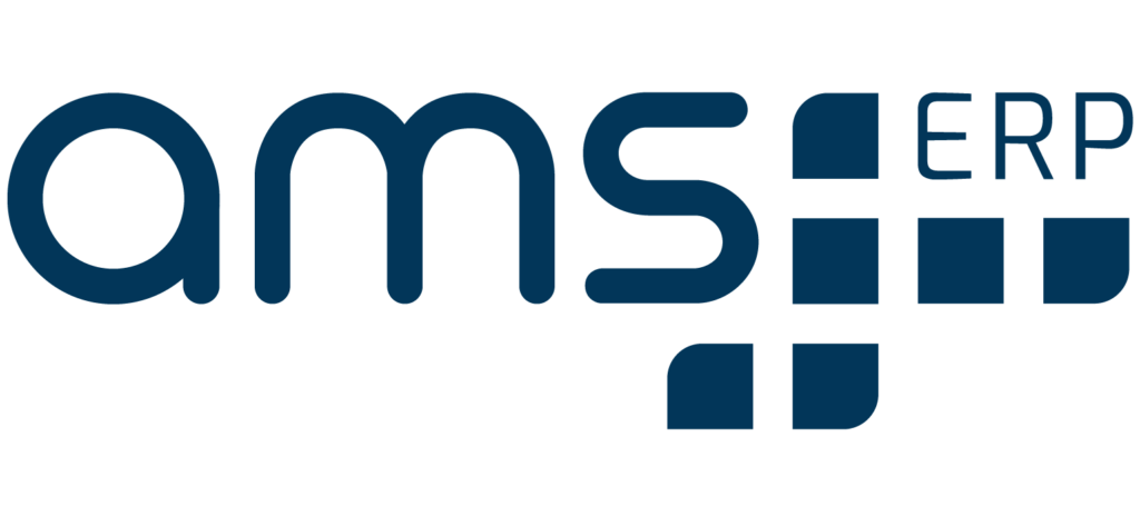 Druckvoll zu bester Qualität mit ams.erp 3 AMS Logo