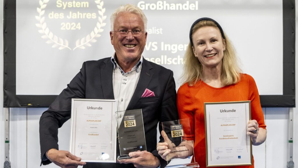 Robert Lüers (Prokurist, CVS) und Chantal Ruppert (GF, GITO Verlag)