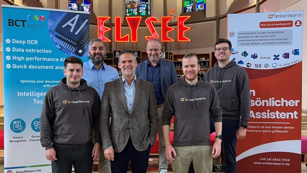 Igli Manaj, Khaled Daftari, Dimitri Palmen, Ralph Mastenbroek, Philipp Reißel und Bastian Maiworm (v. l. n. r.)