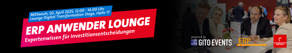 ERP Anwender Lounge - Hannover Messe 2025 1 ERP Lounge DE