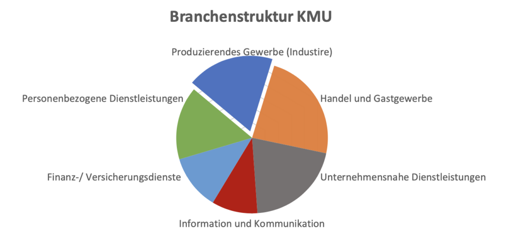 Analyse zur Software-Fitness von Industrieunternehmen 2 Bild1 branchenstruktur kmus