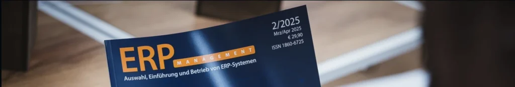 Zeitschrift ERP Management Banner