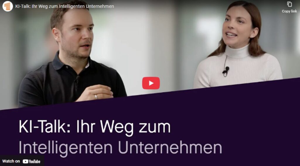 Mit SAP Business Suite ERP-Prozesse intelligent gestalten 2 Rebeca Schütter (Senior Director Customer Care) und Georg Krenn (Vice President Global Development) zeigen, wie SAP mit „Business AI“ und SAP S/4HANA Cloud bei der KI-Transformation unterstützt.