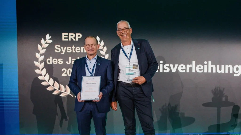 Preisverleihung ERP System des Jahres 2025