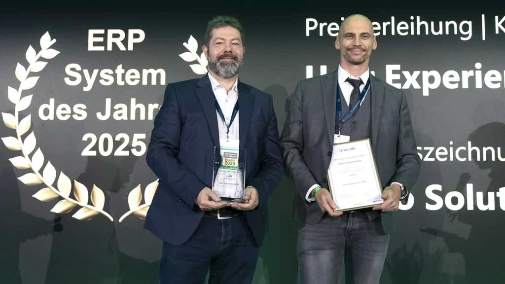 Preisverleihung ERP System des Jahres 2025