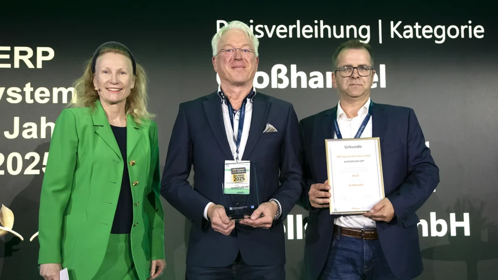 Preisverleihung ERP System des Jahres 2025