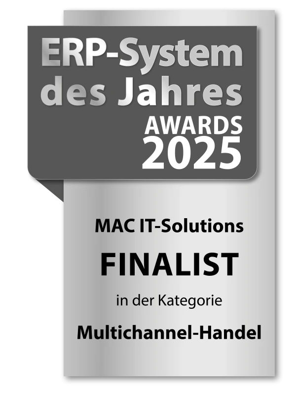 ERP System des Jahres Siegel