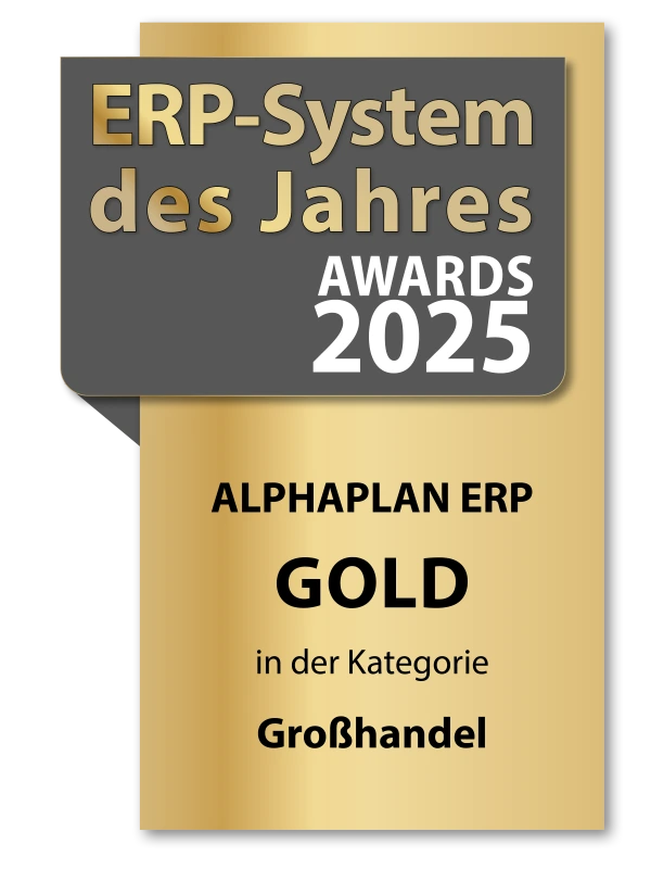 ERP System des Jahres Siegel