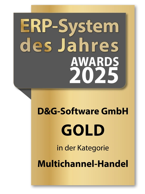 ERP System des Jahres Siegel