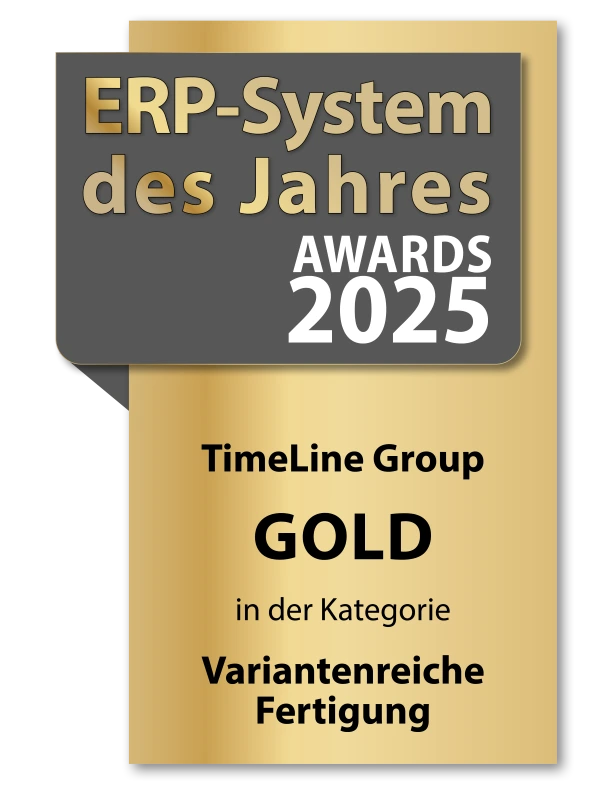 ERP System des Jahres Siegel