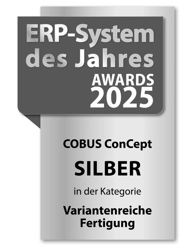 ERP System des Jahres Siegel