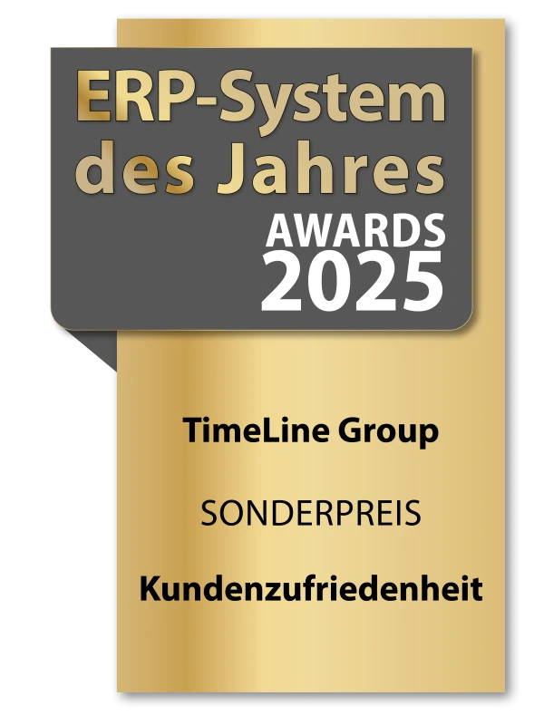 ERP System des Jahres Siegel