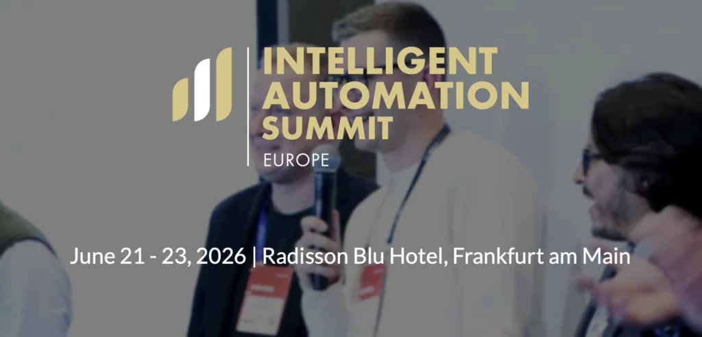 Intelligent Automation Summit Europe 2026