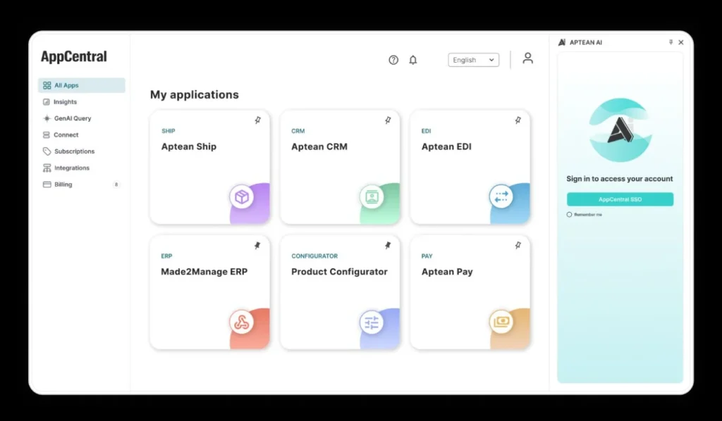 Aptean AppCentral
