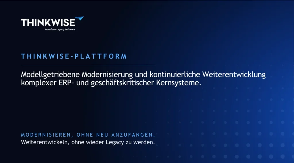 Thinkwise Produktreport